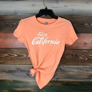 Women’s “California” Short Sleeved T-Shirt; Sz M
